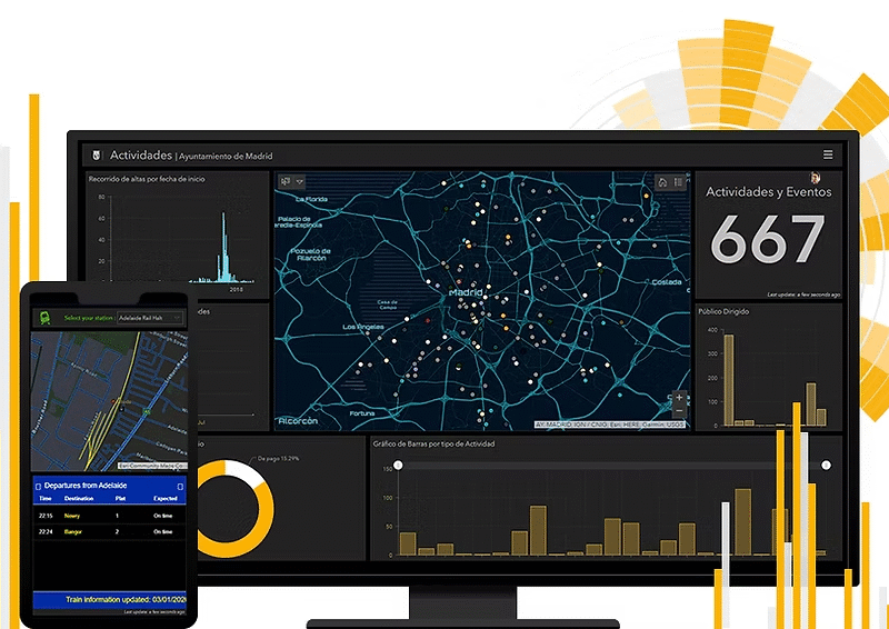 Make Quick Decisions with ArcGIS Dashboards: Monitor People, Services, Assets, and Events in Real Time and on a Single Screen